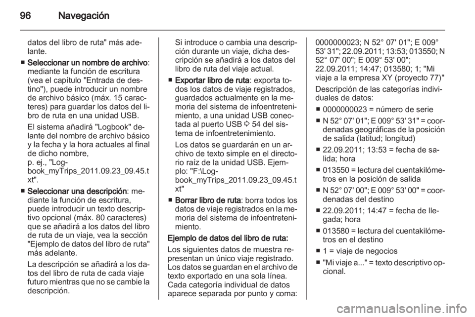 OPEL INSIGNIA 2012.5  Manual de infoentretenimiento (in Spanish) 