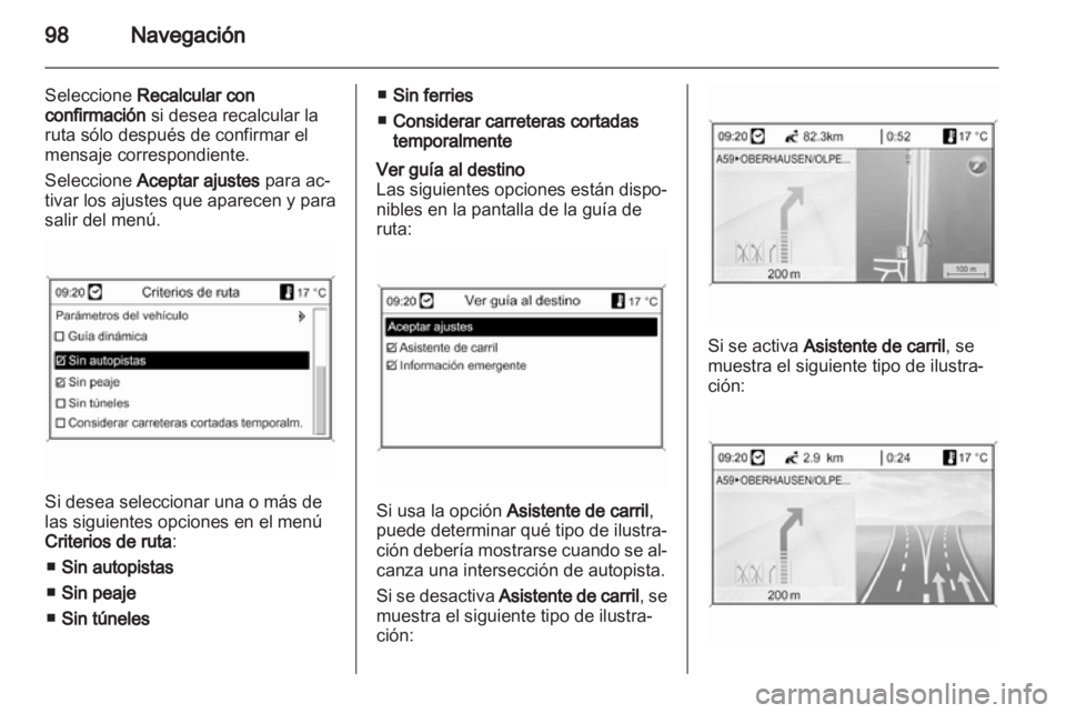 OPEL INSIGNIA 2012.5  Manual de infoentretenimiento (in Spanish) 