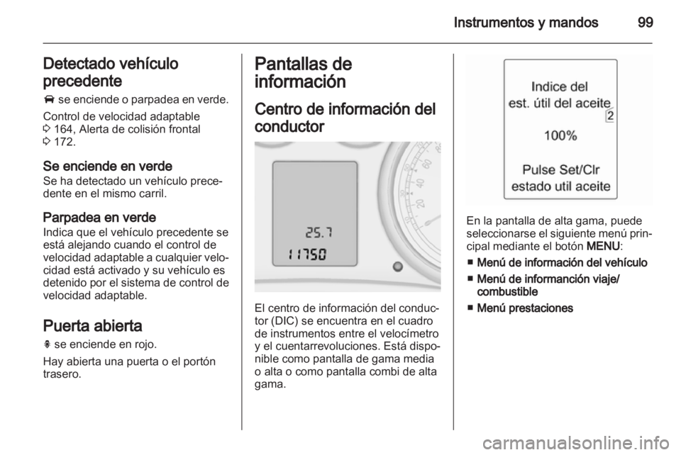OPEL INSIGNIA 2012.5  Manual de Instrucciones (in Spanish) 