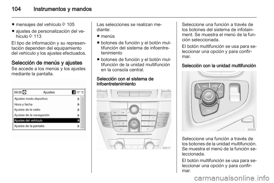 OPEL INSIGNIA 2012.5  Manual de Instrucciones (in Spanish) 