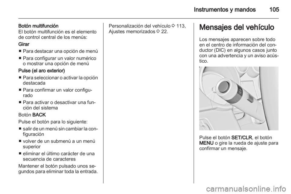 OPEL INSIGNIA 2012.5  Manual de Instrucciones (in Spanish) 