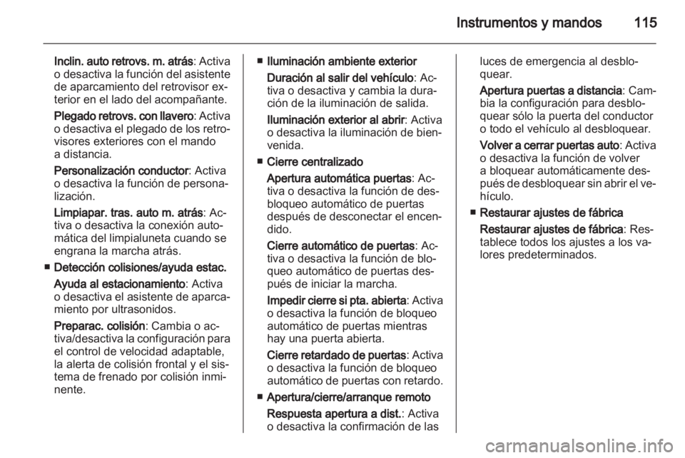 OPEL INSIGNIA 2012.5  Manual de Instrucciones (in Spanish) 