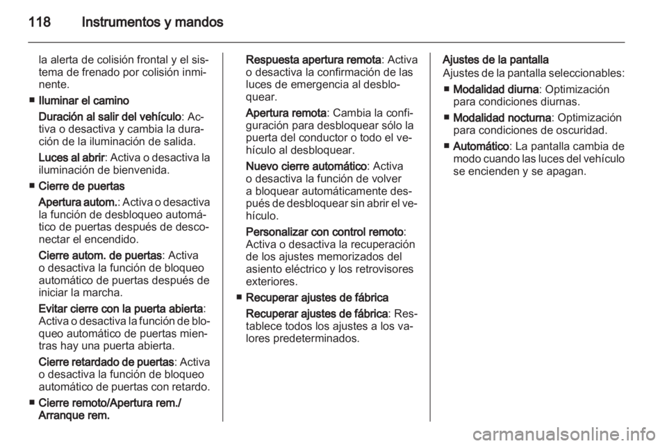 OPEL INSIGNIA 2012.5  Manual de Instrucciones (in Spanish) 