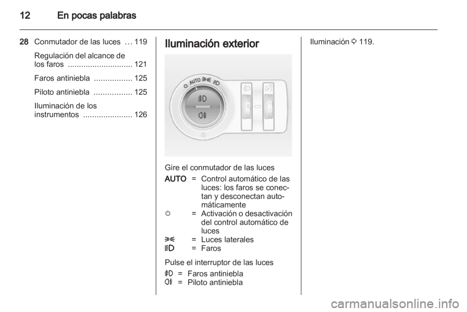 OPEL INSIGNIA 2012.5  Manual de Instrucciones (in Spanish) 