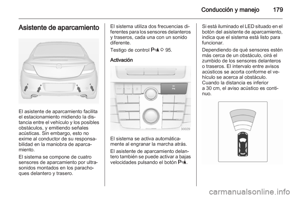 OPEL INSIGNIA 2012.5  Manual de Instrucciones (in Spanish) 