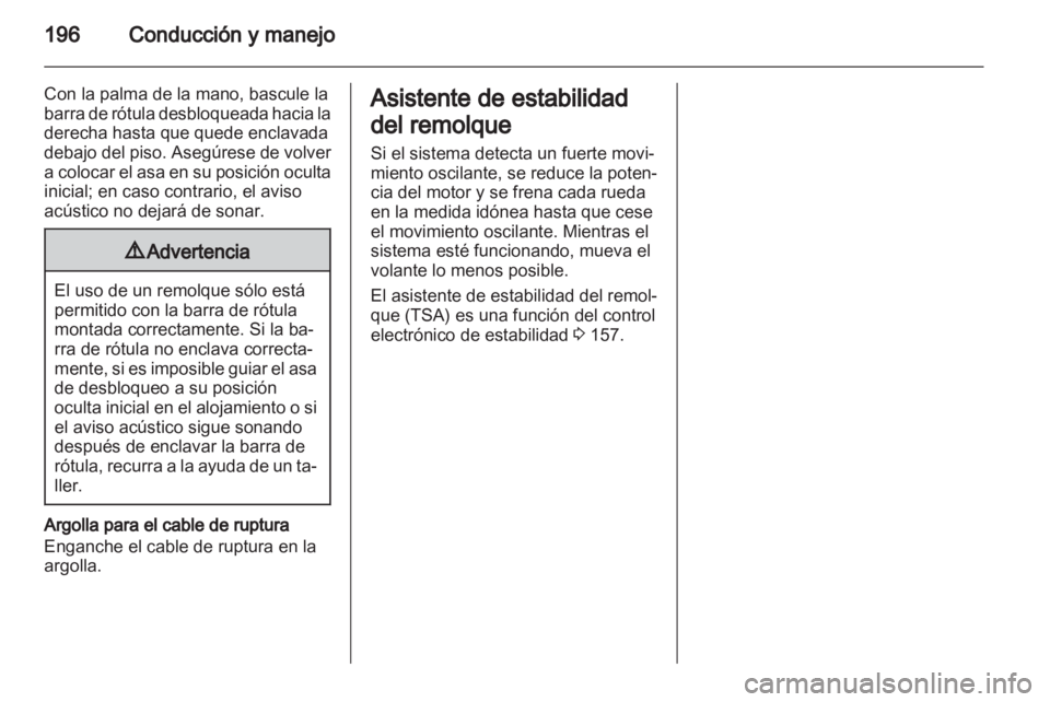 OPEL INSIGNIA 2012.5  Manual de Instrucciones (in Spanish) 