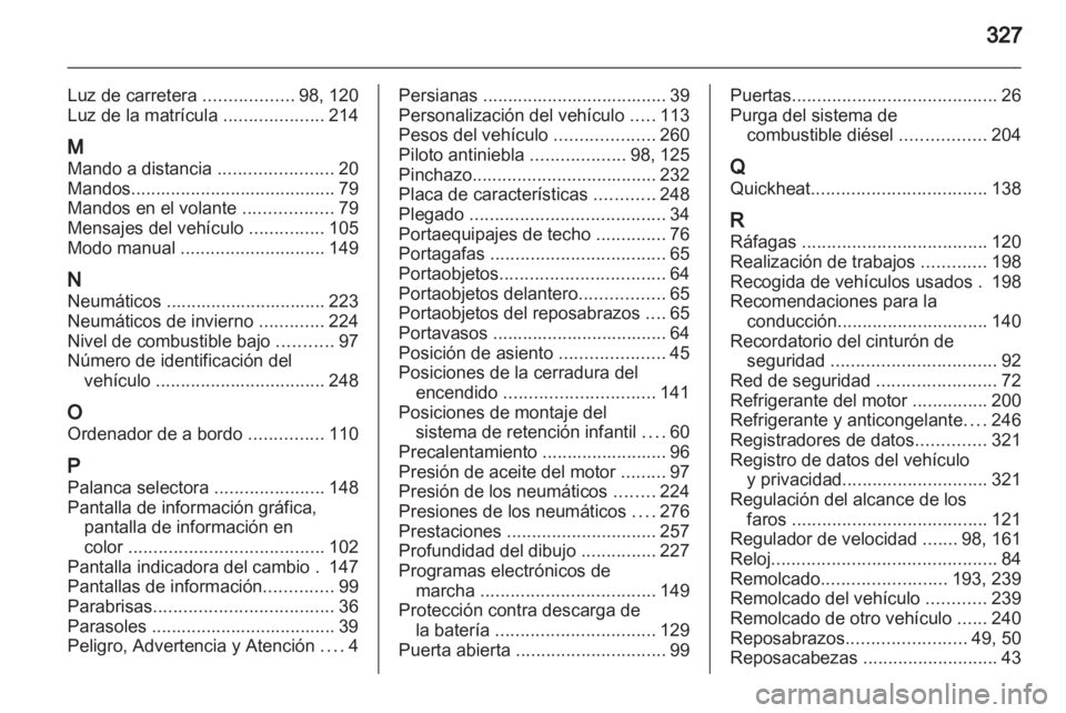 OPEL INSIGNIA 2012.5  Manual de Instrucciones (in Spanish) 
