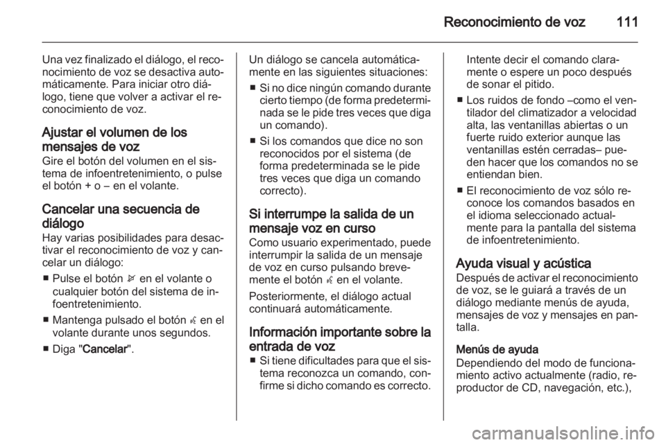 OPEL INSIGNIA 2013  Manual de infoentretenimiento (in Spanish) 