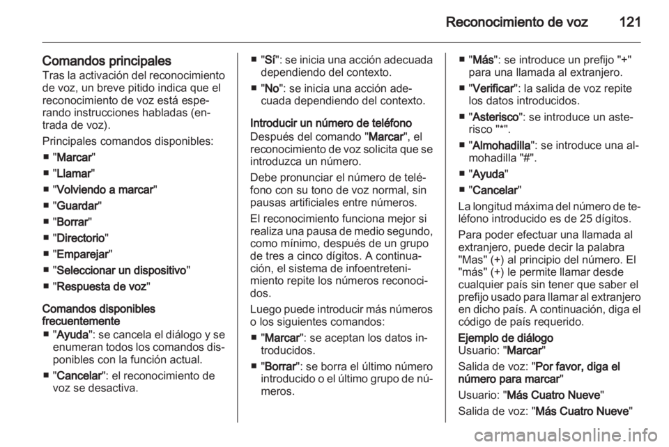 OPEL INSIGNIA 2013  Manual de infoentretenimiento (in Spanish) 