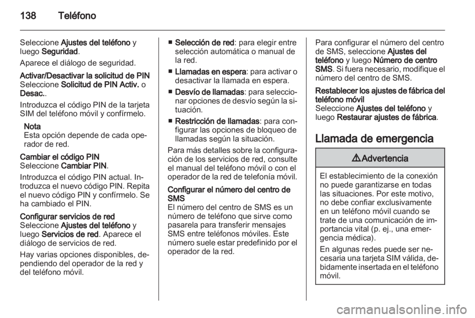 OPEL INSIGNIA 2013  Manual de infoentretenimiento (in Spanish) 