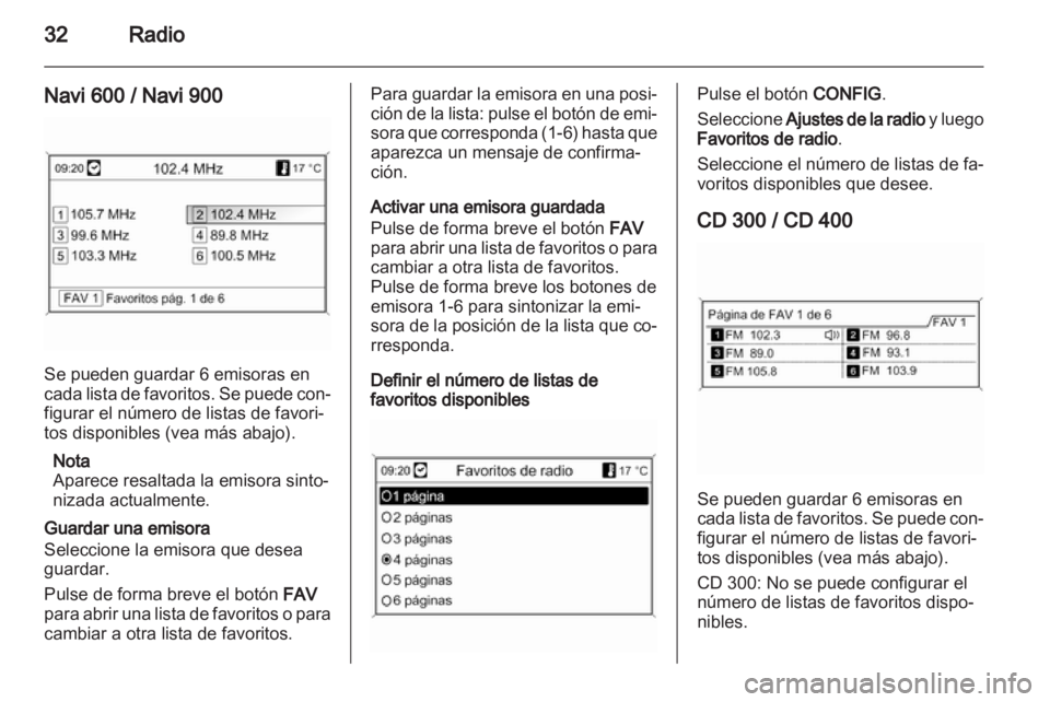 OPEL INSIGNIA 2013  Manual de infoentretenimiento (in Spanish) 
