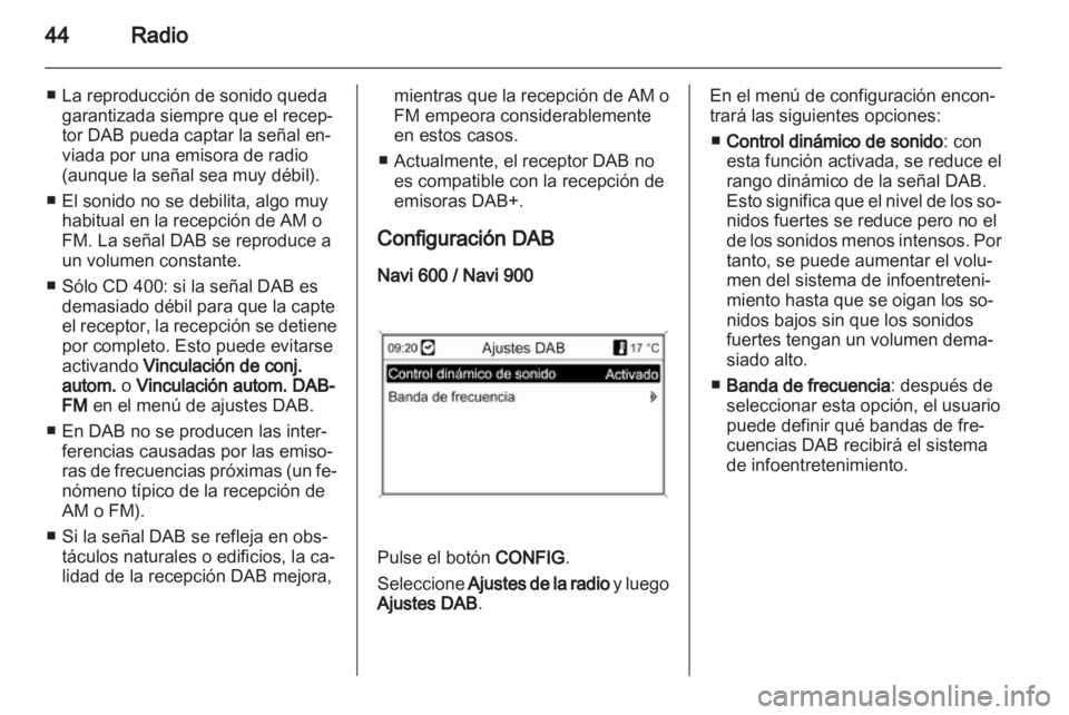 OPEL INSIGNIA 2013  Manual de infoentretenimiento (in Spanish) 