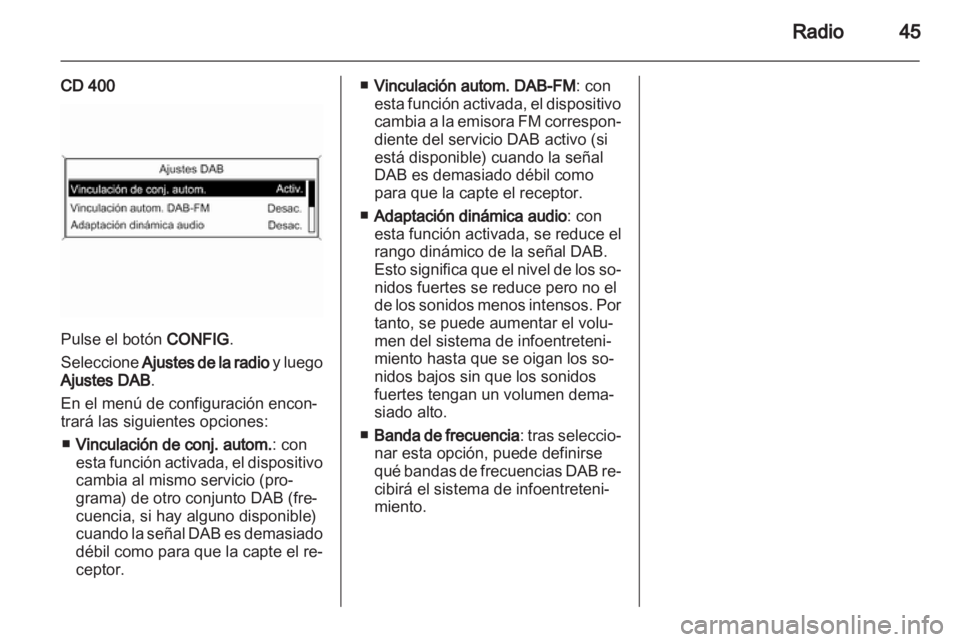 OPEL INSIGNIA 2013  Manual de infoentretenimiento (in Spanish) 