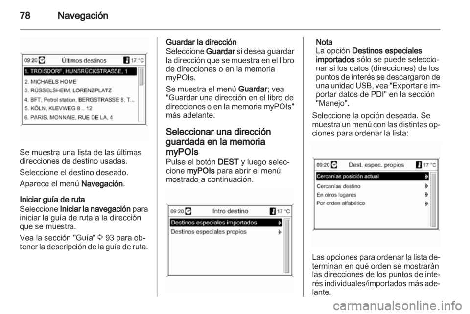 OPEL INSIGNIA 2013  Manual de infoentretenimiento (in Spanish) 