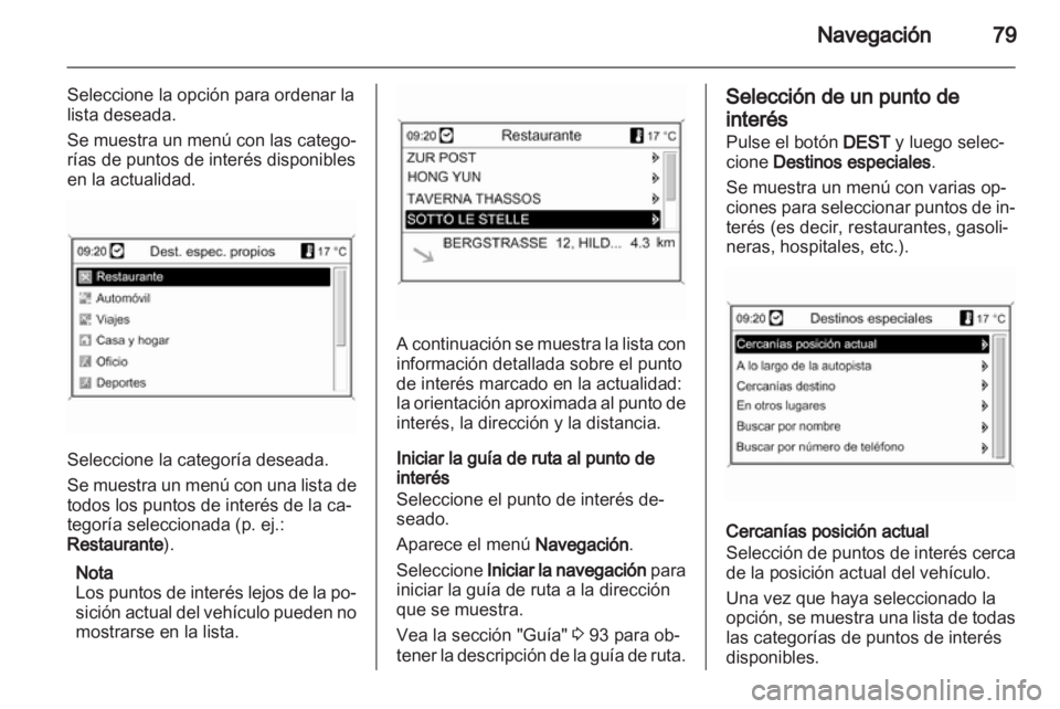 OPEL INSIGNIA 2013  Manual de infoentretenimiento (in Spanish) 