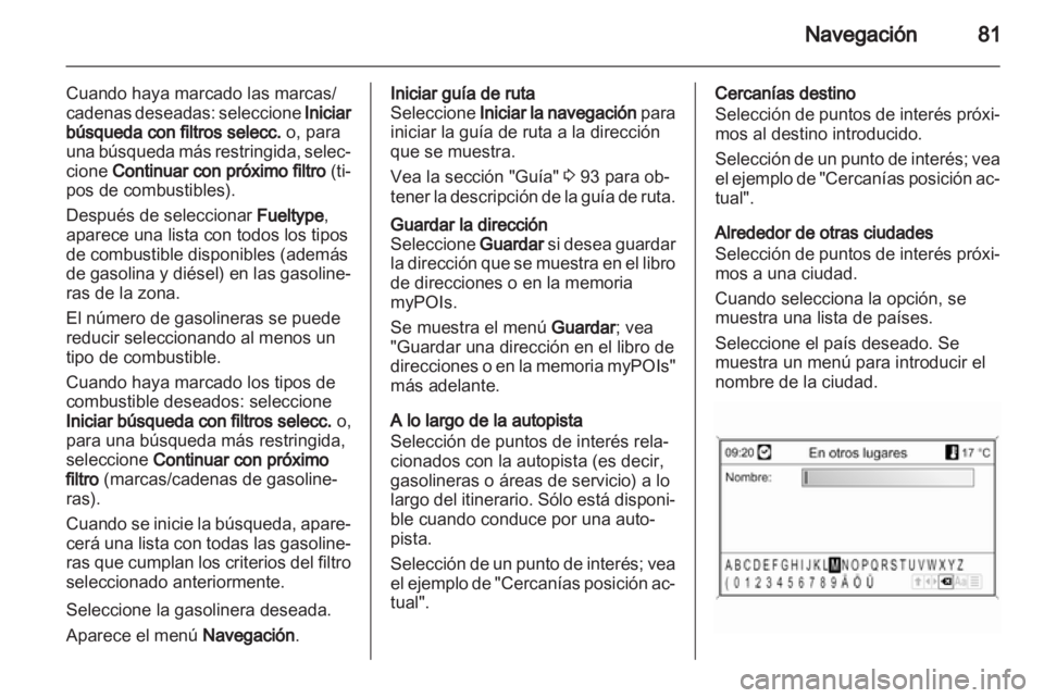 OPEL INSIGNIA 2013  Manual de infoentretenimiento (in Spanish) 