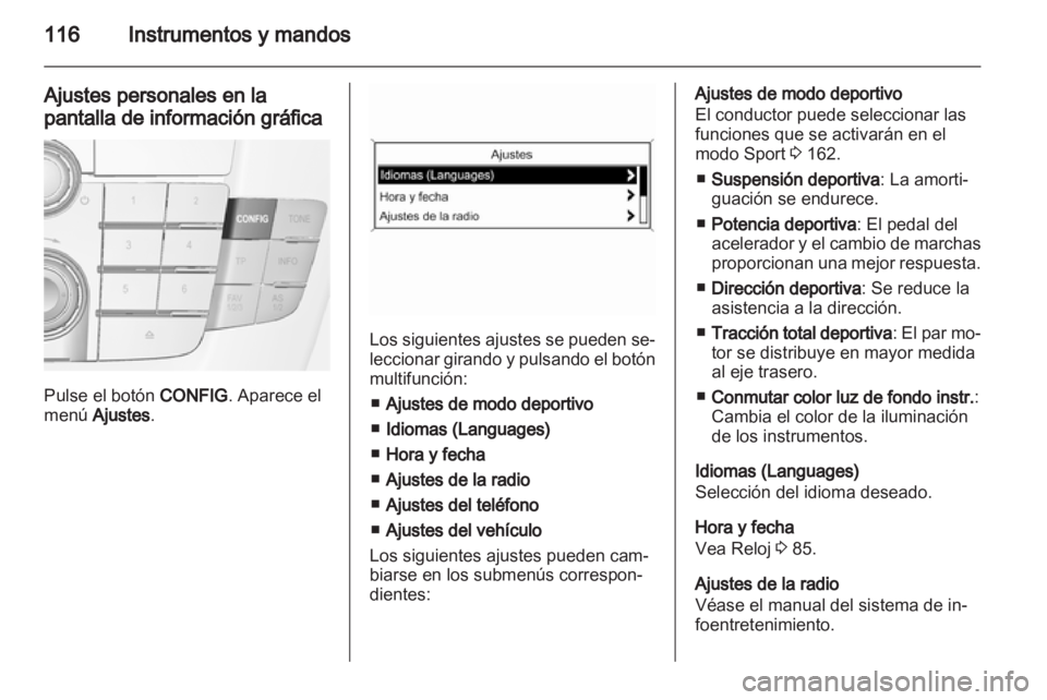 OPEL INSIGNIA 2013  Manual de Instrucciones (in Spanish) 
