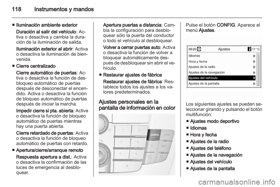 OPEL INSIGNIA 2013  Manual de Instrucciones (in Spanish) 