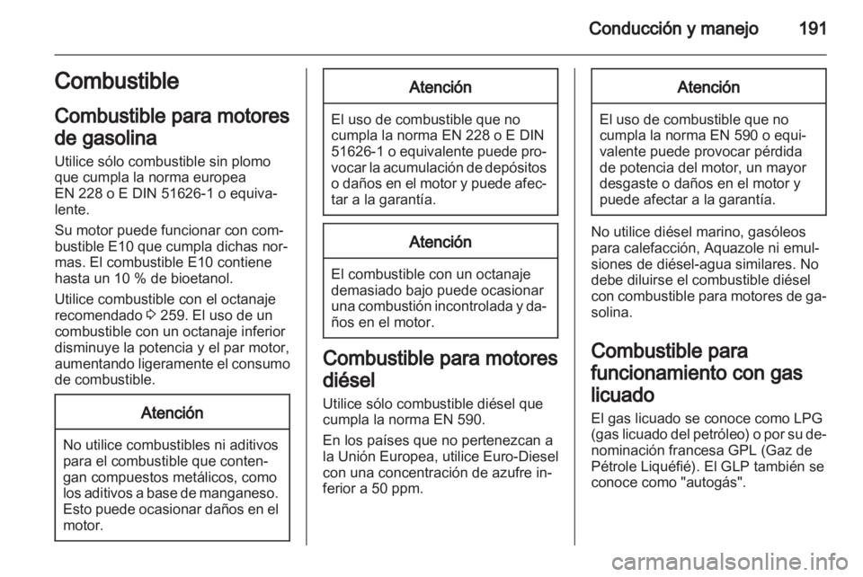 OPEL INSIGNIA 2013  Manual de Instrucciones (in Spanish) 