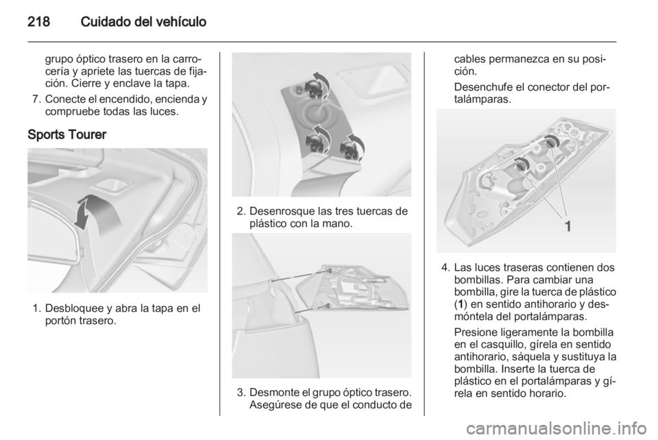 OPEL INSIGNIA 2013  Manual de Instrucciones (in Spanish) 