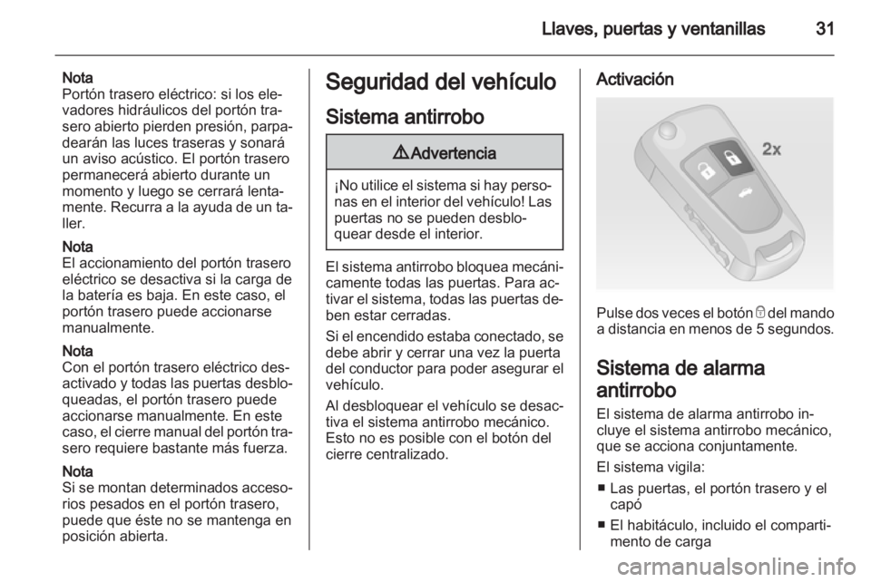 OPEL INSIGNIA 2013  Manual de Instrucciones (in Spanish) 