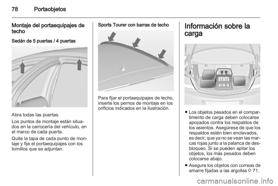 OPEL INSIGNIA 2013  Manual de Instrucciones (in Spanish) 