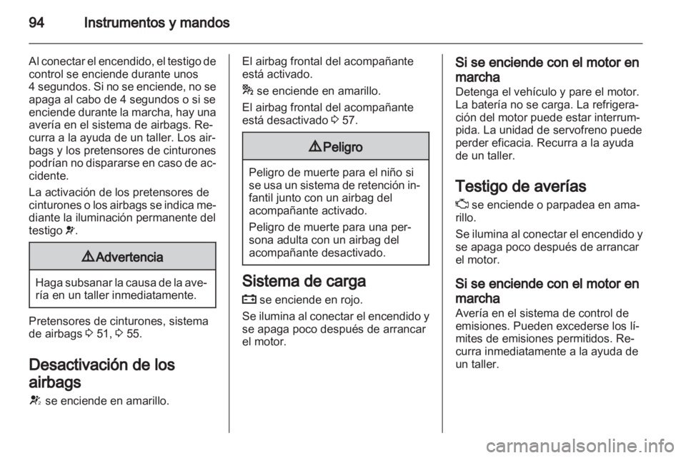 OPEL INSIGNIA 2013  Manual de Instrucciones (in Spanish) 