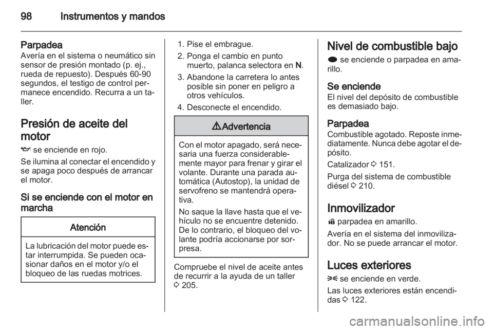 OPEL INSIGNIA 2013  Manual de Instrucciones (in Spanish) 