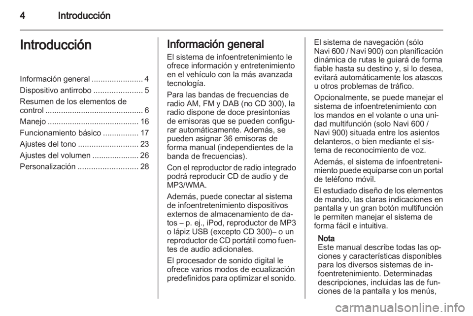 OPEL INSIGNIA 2013.5  Manual de infoentretenimiento (in Spanish) 