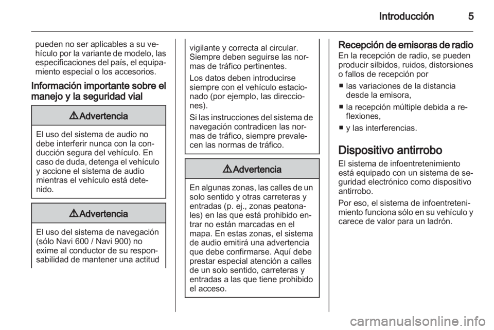 OPEL INSIGNIA 2013.5  Manual de infoentretenimiento (in Spanish) 