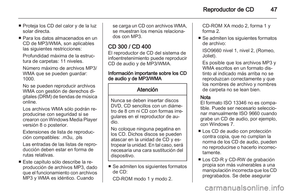 OPEL INSIGNIA 2013.5  Manual de infoentretenimiento (in Spanish) 