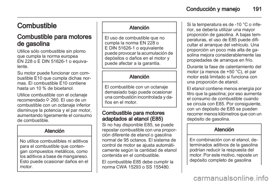 OPEL INSIGNIA 2013.5  Manual de Instrucciones (in Spanish) 