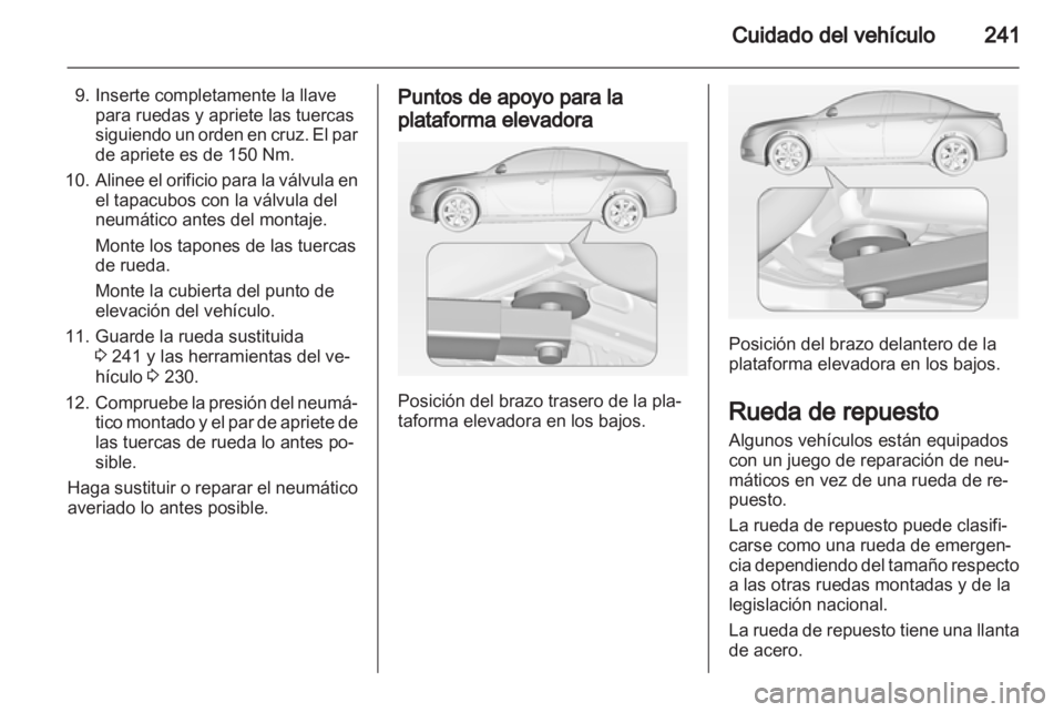OPEL INSIGNIA 2013.5  Manual de Instrucciones (in Spanish) 