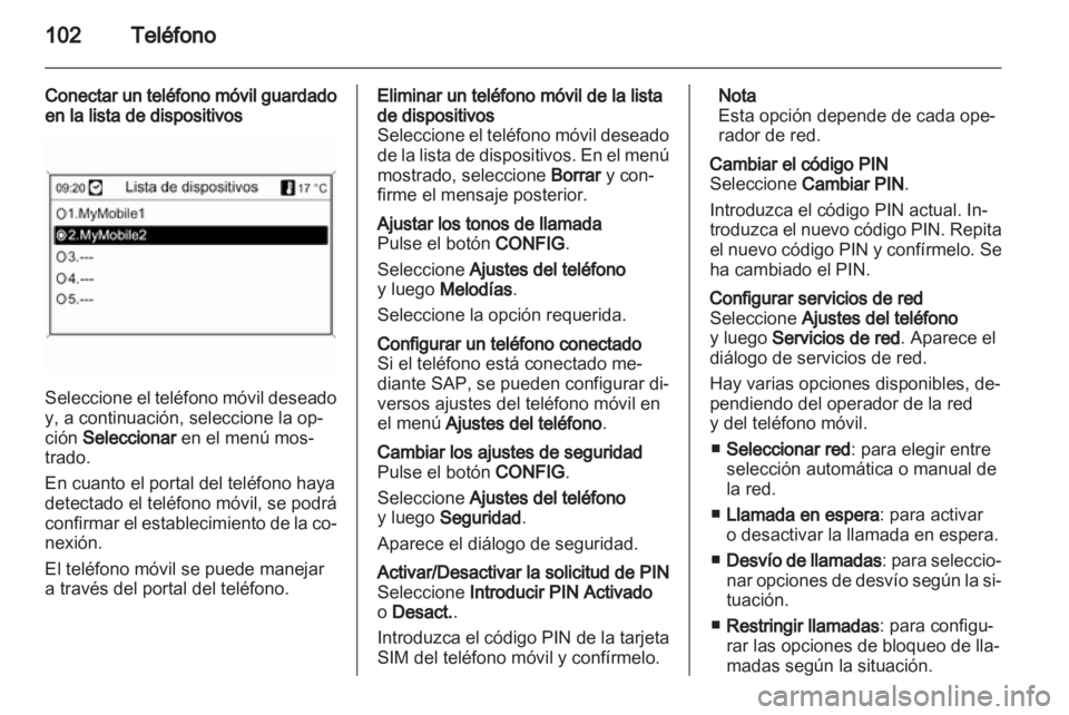 OPEL MERIVA 2011  Manual de infoentretenimiento (in Spanish) 