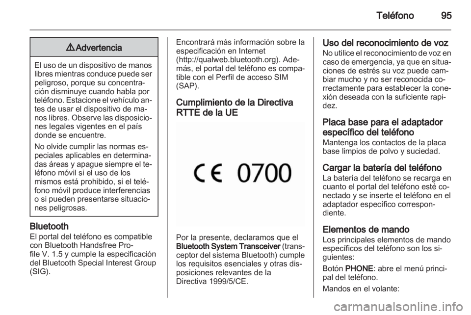 OPEL MERIVA 2011  Manual de infoentretenimiento (in Spanish) 