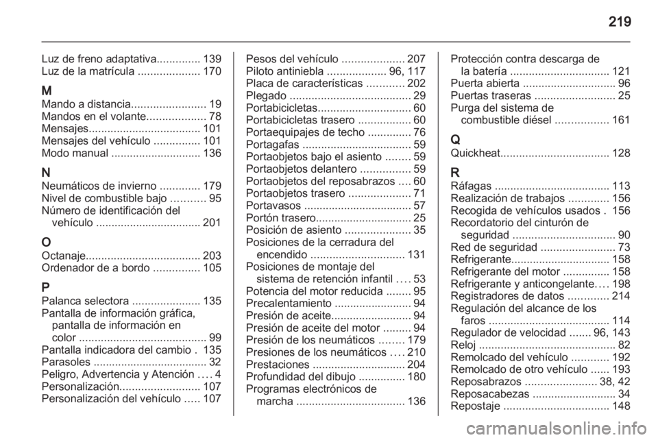 OPEL MERIVA 2011  Manual de Instrucciones (in Spanish) 