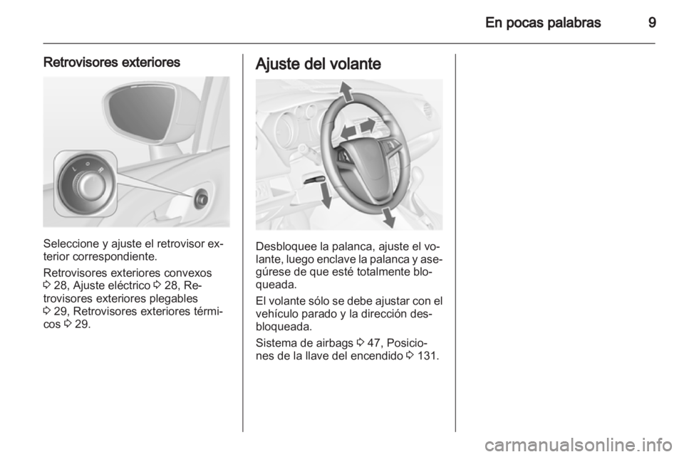 OPEL MERIVA 2011  Manual de Instrucciones (in Spanish) 