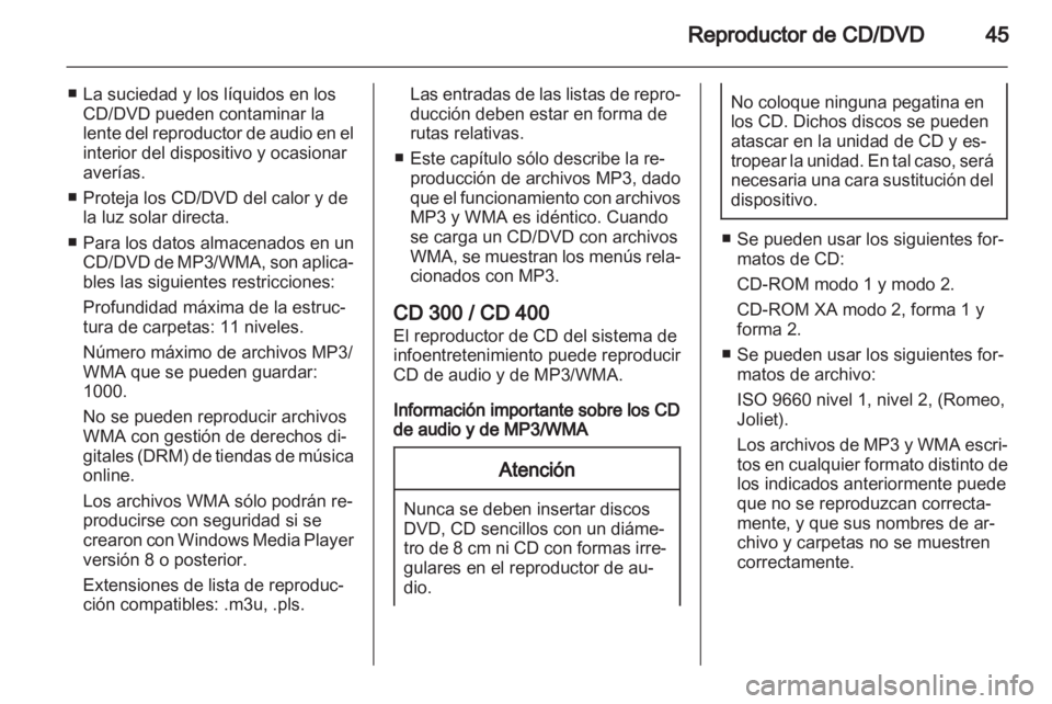 OPEL MERIVA 2011.25  Manual de infoentretenimiento (in Spanish) 
