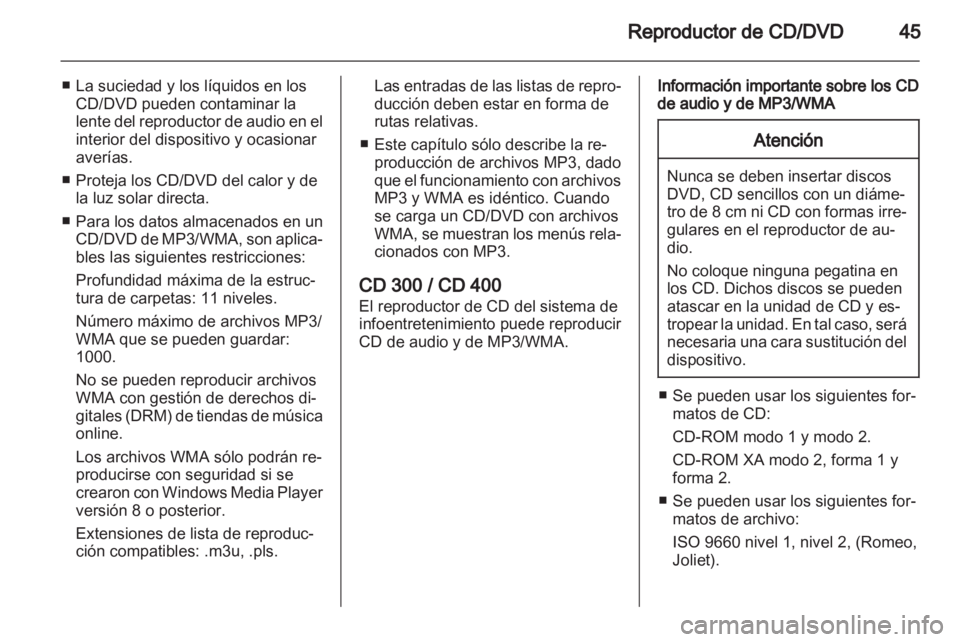 OPEL MERIVA 2011.5  Manual de infoentretenimiento (in Spanish) 