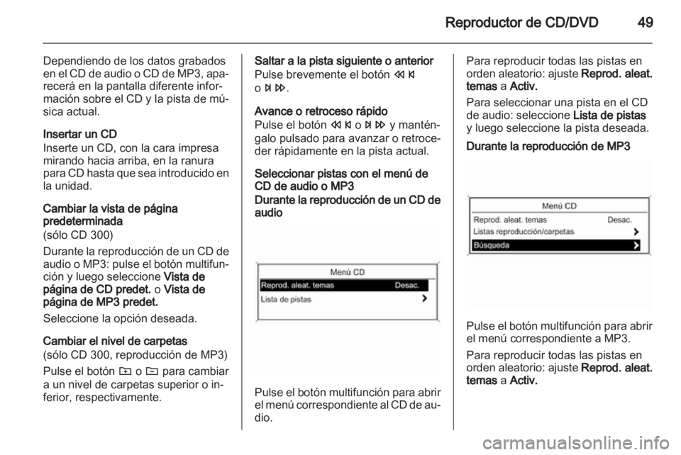 OPEL MERIVA 2011.5  Manual de infoentretenimiento (in Spanish) 