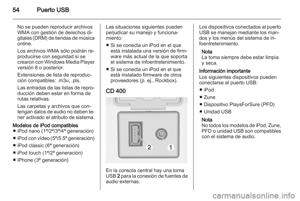 OPEL MERIVA 2011.5  Manual de infoentretenimiento (in Spanish) 