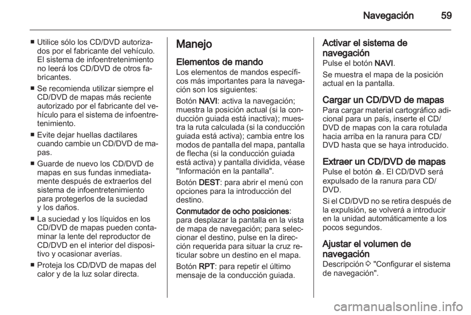 OPEL MERIVA 2011.5  Manual de infoentretenimiento (in Spanish) 