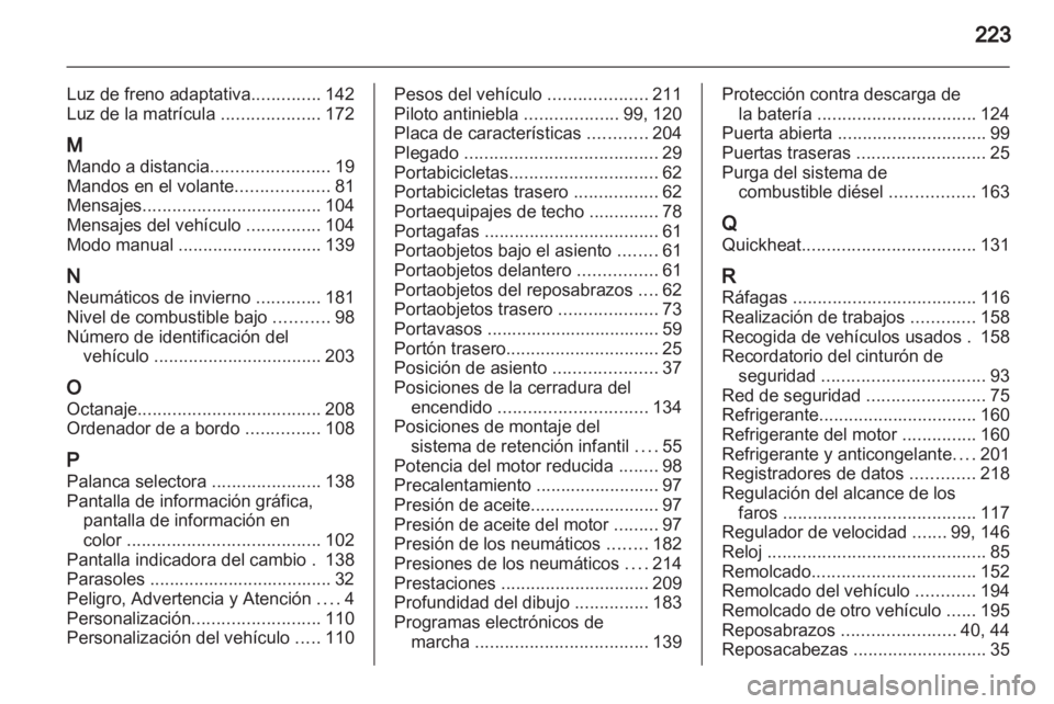 OPEL MERIVA 2011.5  Manual de Instrucciones (in Spanish) 
