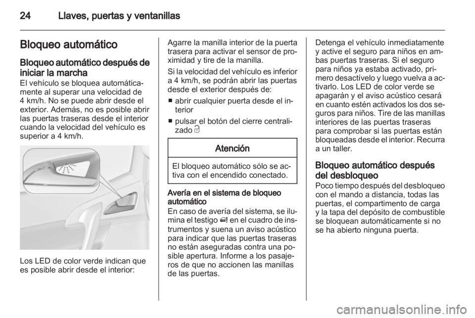 OPEL MERIVA 2011.5  Manual de Instrucciones (in Spanish) 