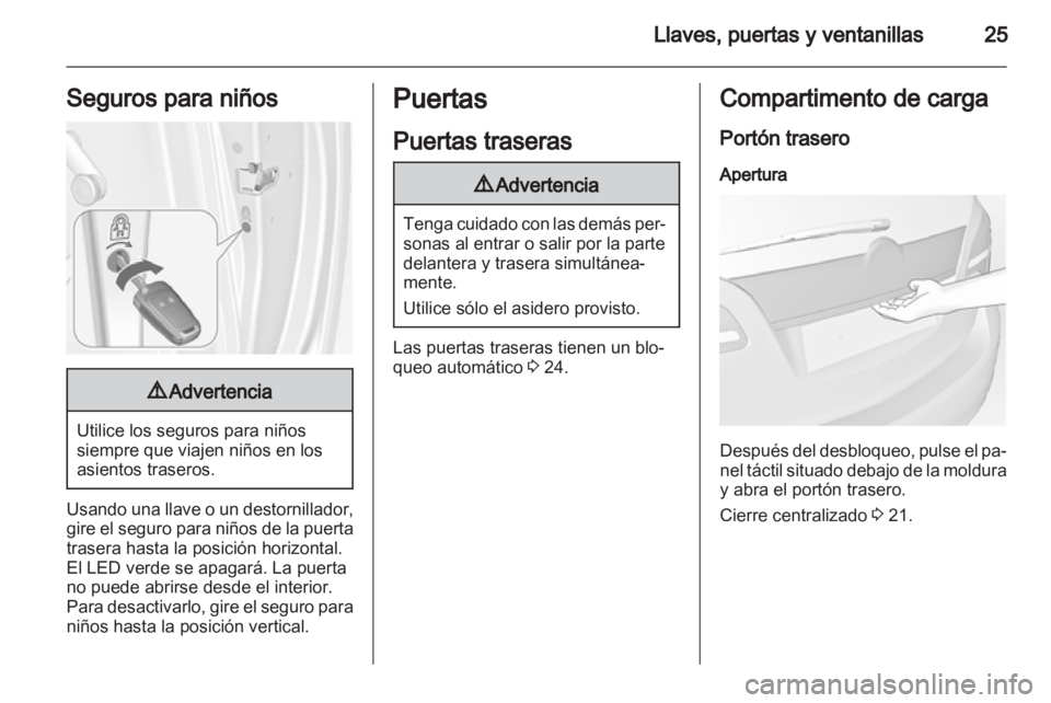 OPEL MERIVA 2011.5  Manual de Instrucciones (in Spanish) 