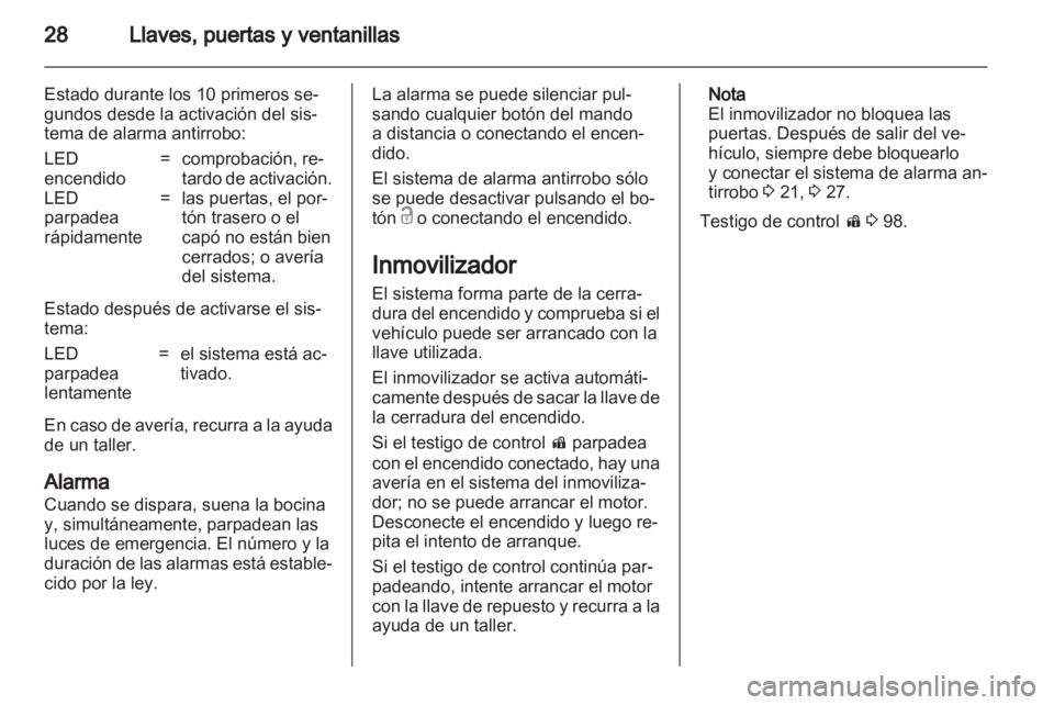 OPEL MERIVA 2011.5  Manual de Instrucciones (in Spanish) 