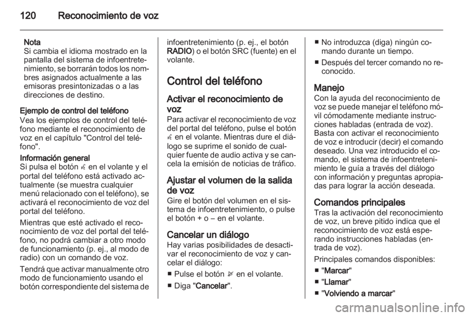 OPEL MERIVA 2012  Manual de infoentretenimiento (in Spanish) 