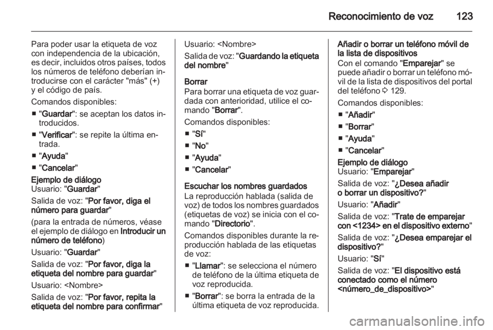 OPEL MERIVA 2012  Manual de infoentretenimiento (in Spanish) 