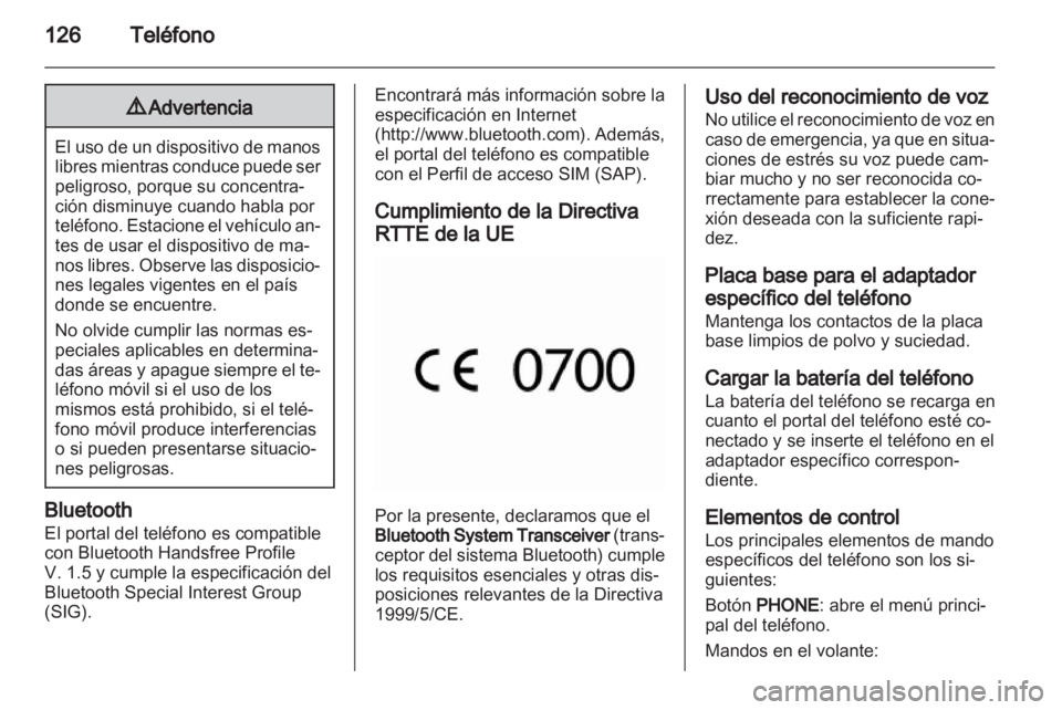 OPEL MERIVA 2012  Manual de infoentretenimiento (in Spanish) 