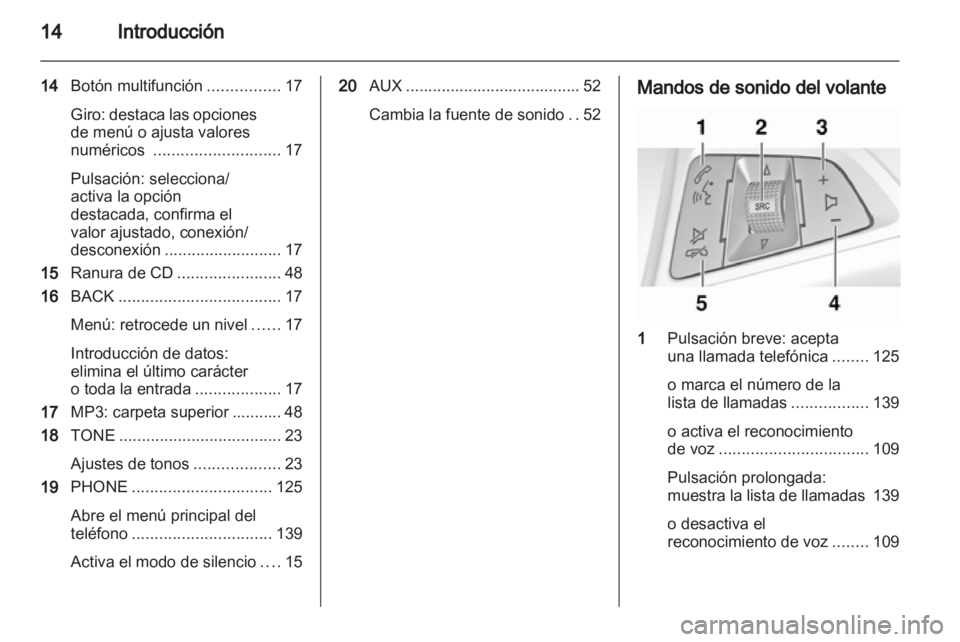 OPEL MERIVA 2012  Manual de infoentretenimiento (in Spanish) 